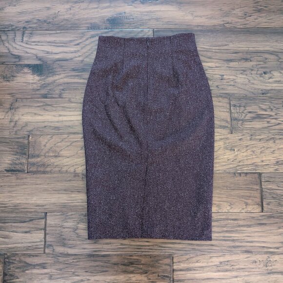 RW&CO pencil skirt heathered maroon size 0 - Picture 15 of 16